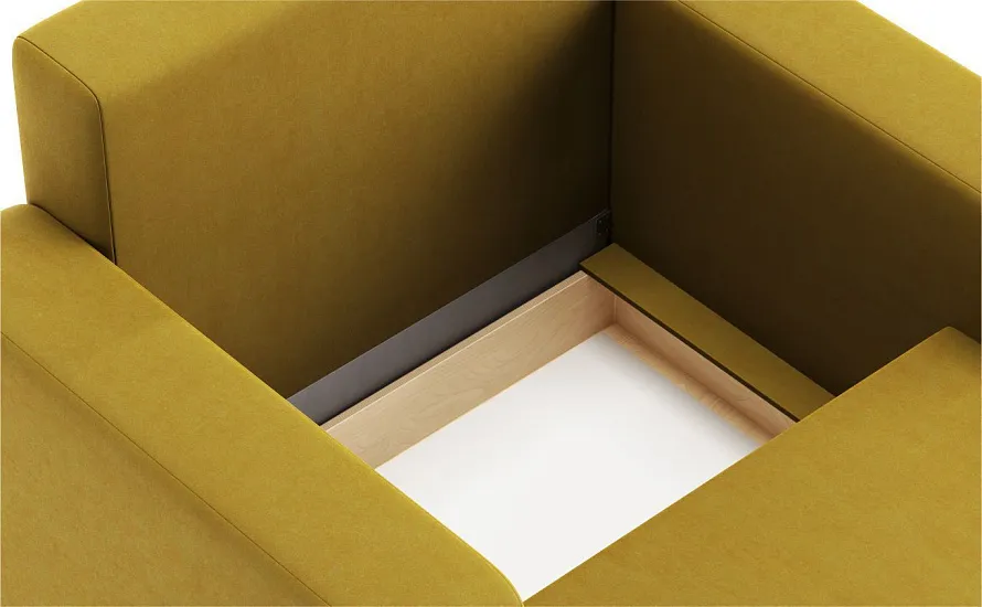 Кресло-кровать Баден Leonardo 09 жёлтый - 7