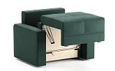 Кресло-кровать Баден Leonardo 11 тёмно-зелёный - превью 5
